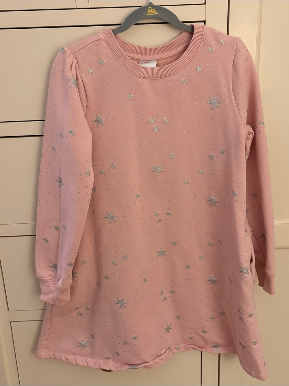 Girls' Hanna Andersson Star-Print Long Sleeve Dress